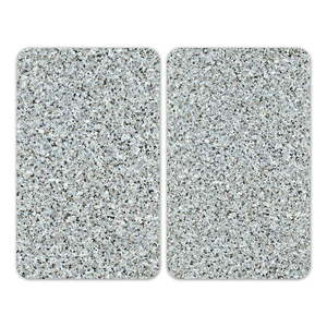 Súprava 2 sklenených krytov na sporák Wenko Granite, 52 x 30 cm vyobraziť