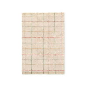 Krémový prateľný ručne tkaný bavlnený koberec 90x130 cm Color Lines – Lorena Canals vyobraziť