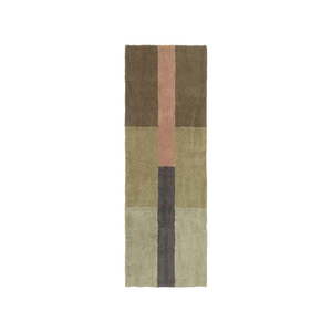 Ručne tkaný vlnený behúň 80x230 cm Chroma Dusty Pink – Lorena Canals vyobraziť