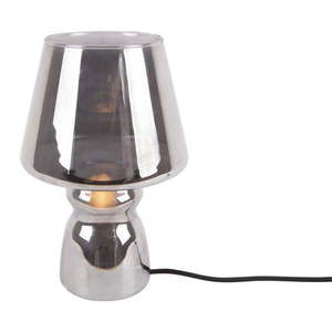Sivá sklenená stolová lampa Leitmotiv Classic Glass, ø 16 cm vyobraziť