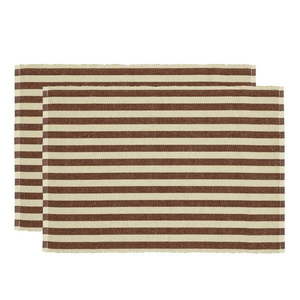 Prestieranie v súprave 2 ks s prímesou juty 33x48 cm Statement Stripe – Södahl vyobraziť