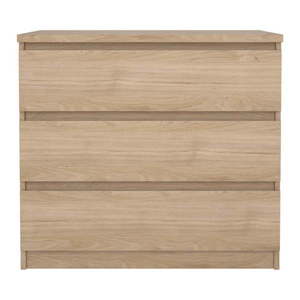 Komoda v dekore duba v prírodnej farbe 77x70x50 cm Naia – Tvilum vyobraziť