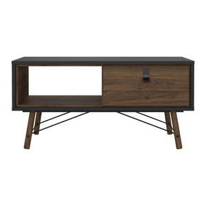 Tmavohnedý konferenčný stolík 48x102 cm Ry – Tvilum vyobraziť