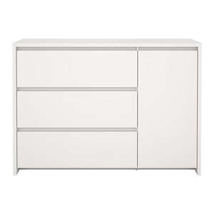 Biela komoda 119x84x48 cm Next – Tvilum vyobraziť