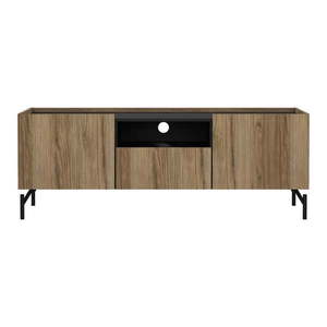 Hnedý TV stolík v dekore duba 147x54x41 cm Bergen – Tvilum vyobraziť