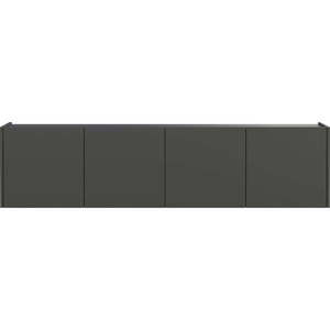 Antracitový TV stolík 183x45 cm Piana – Germania vyobraziť