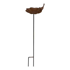 Liatinová fontánka s pitnou vodou pre vtáčiky so zápichom Esschert Design, výška 91 cm vyobraziť