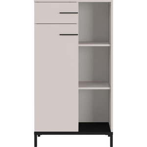 Krémová knižnica 64x120x34 cm Rovigo – Germania vyobraziť