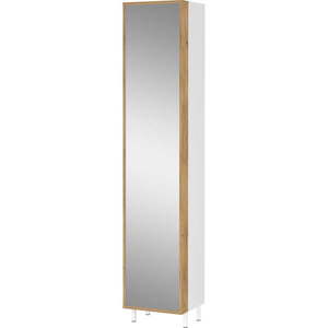 Biela vysoká/úzka kúpeľňová skrinka 39x195 cm Topeka – Germania vyobraziť