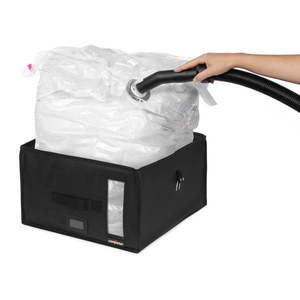 Vákuový/vystužený látkový úložný box na oblečenie 42x42x25 cm Trunks Infinity – Compactor vyobraziť
