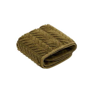 Zelený froté bavlnený uterák 30x50 cm Rune – Kave Home vyobraziť