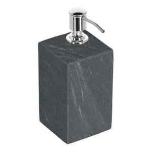 Tmavosivý mramorový dávkovač mydla 200 ml Aixa – Kave Home vyobraziť