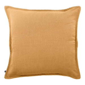 Obliečka na vankúš s prímesou ľanu 45x45 cm Blok – Kave Home vyobraziť