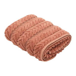 Froté bavlnený uterák v terakotovej farbe 50x90 cm Rune – Kave Home vyobraziť