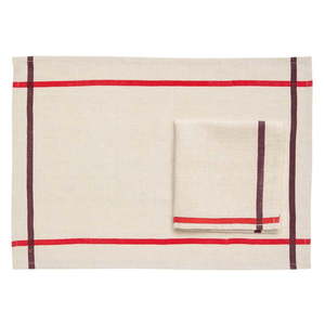 Prestieranie v súprave 2 ks s prímesou ľanu 35x50 cm Delma – Kave Home vyobraziť