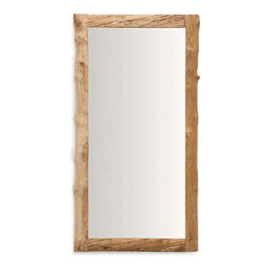 Nástenné zrkadlo s dreveným rámom 105x200 cm Ibro – Kave Home vyobraziť