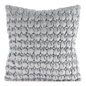 Dekoračný zamatový vankúš 45 cm strieborný vyobraziť