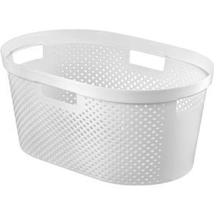 CURVER Kôš na čistú bielizeň INFINITY DOTS 40L | biela vyobraziť