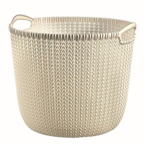 CURVER Okrúhly kôš KNIT 30l | krémová vyobraziť