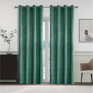 Záves na krúžkoch YC11937/280G/07/140x250 cm zelený vyobraziť