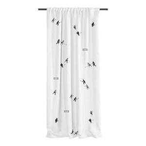 Biely detský záves z bavlneného saténu 110x250 cm Ice Hockey – Butter Kings vyobraziť