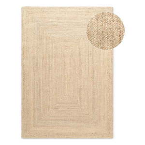 Obojstranný/ručne tkaný jutový koberec vo svetloprírodnej farbe 120x180 cm Sharmila Natural White – Hanse Home vyobraziť