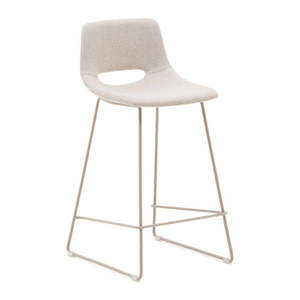 Béžová barová stolička (výška sedadla 65 cm) Zahara – Kave Home vyobraziť