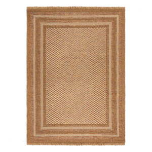 Vnútorný a vonkajší koberec v prírodnej farbe 200x290 cm Layla Border – Flair Rugs vyobraziť