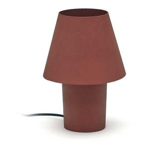 Stolová lampa v terakotovej farbe s kovovým tienidlom (výška 30 cm) Canapost – Kave Home vyobraziť