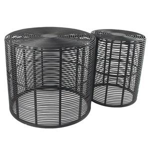 Súprava stolíkov BULAN RATTAN 60 čierna vyobraziť