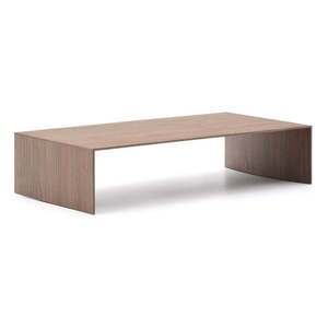 Konferenčný stolík v tmavoprírodnej farbe v dekore orecha 70x140 cm Litto – Kave Home vyobraziť