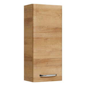 Závesná kúpeľňová skrinka v dekore duba v prírodnej farbe 70x30 cm Quickset 318 – Pelipal vyobraziť