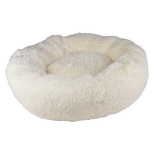 Krémový pelech pre psa ø 75 cm Fluffy – Love Story vyobraziť