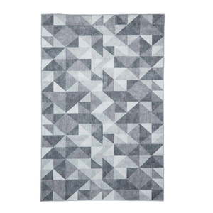 Sivý prateľný koberec 76x150 cm Coral Grey – Think Rugs vyobraziť