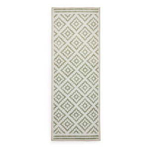 Zelený prateľný behúň 76x230 cm Coral Green – Think Rugs vyobraziť