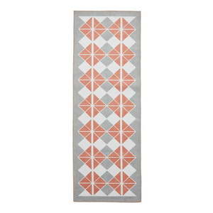 Oranžovo-sivý prateľný behúň 61x170 cm Victoria Orange – Think Rugs vyobraziť