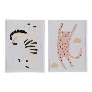 Detské obrázky v súprave 2 ks 30x40 cm Animals – Ixia vyobraziť