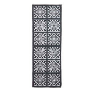 Tmavosivý prateľný behúň 76x230 cm Victoria Grey – Think Rugs vyobraziť