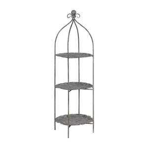 Sivý kovový regál 45x144x45 cm Mireille – Ixia vyobraziť