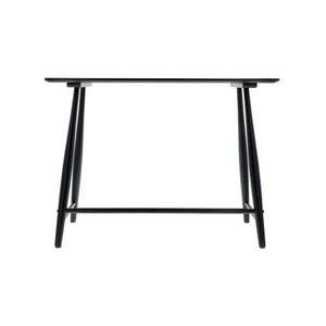 Čierny konzolový stolík z dubového dreva 100x44.5 cm Bast - Villa Collection vyobraziť