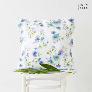 Ľanová obliečka na vankúš 45x45 cm White Flowers – Linen Tales vyobraziť