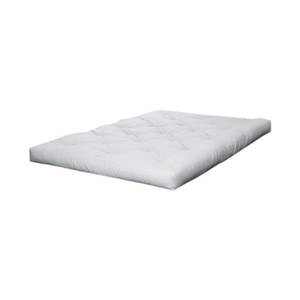 Biely stredne tvrdý futónový matrac 140x200 cm Comfort Natural – Karup Design vyobraziť