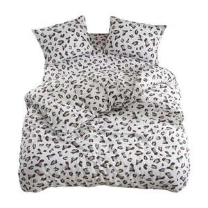 Bielo-sivé obliečky na dvojlôžko/predĺžené s plachtou/4-dielne 200x220 cm Modern – Mila Home vyobraziť