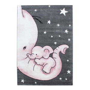Ružovo-sivý detský koberec 160x230 cm Kids – Ayyildiz Carpets vyobraziť