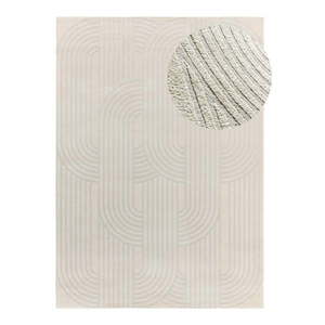 Koberec vo svetlosivej a slonovinovej farbe 133x190 cm Baresa – Universal vyobraziť