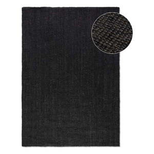 Čierny jutový koberec 80x150 cm Bouclé – Hanse Home vyobraziť