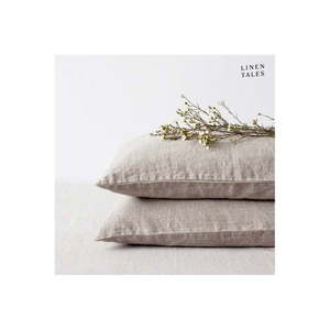 Ľanová obliečka na vankúš 80x80 cm Natural – Linen Tales vyobraziť