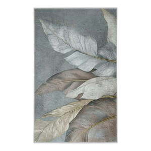Zeleno-sivý prateľný koberec 120x180 cm Dusty Leaves – Mila Home vyobraziť