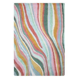 Ručne tkaný vlnený koberec 200x290 cm Abstract Flow – Flair Rugs vyobraziť