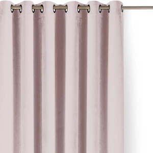 Svetloružový zamatový dimout záves 530x225 cm Velto – Filumi vyobraziť